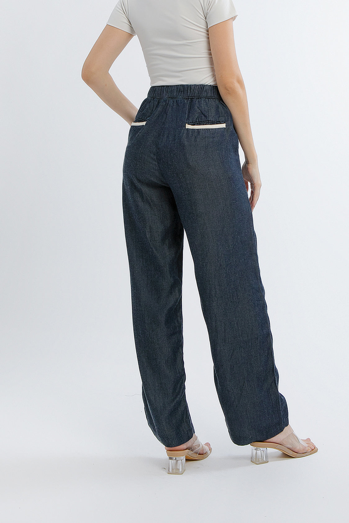 Cloud Dark Tencel Denim Pants