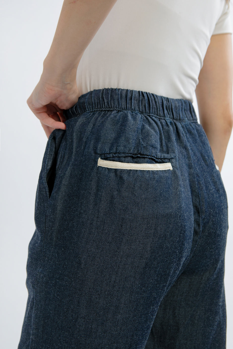 Cloud Dark Tencel Denim Pants
