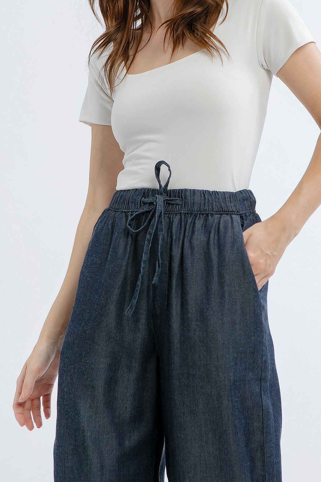 Cloud Dark Tencel Denim Pants