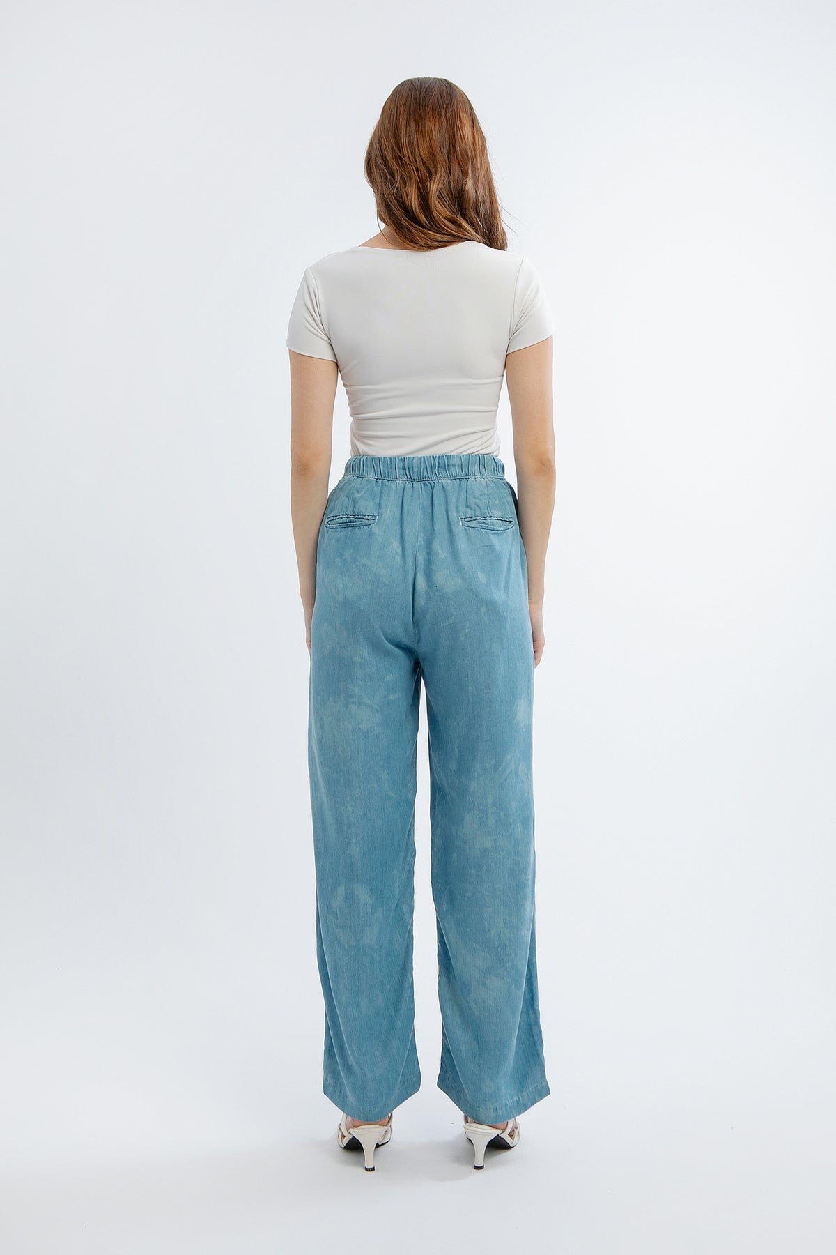 Cloud Tie - Dye Tencel Denim