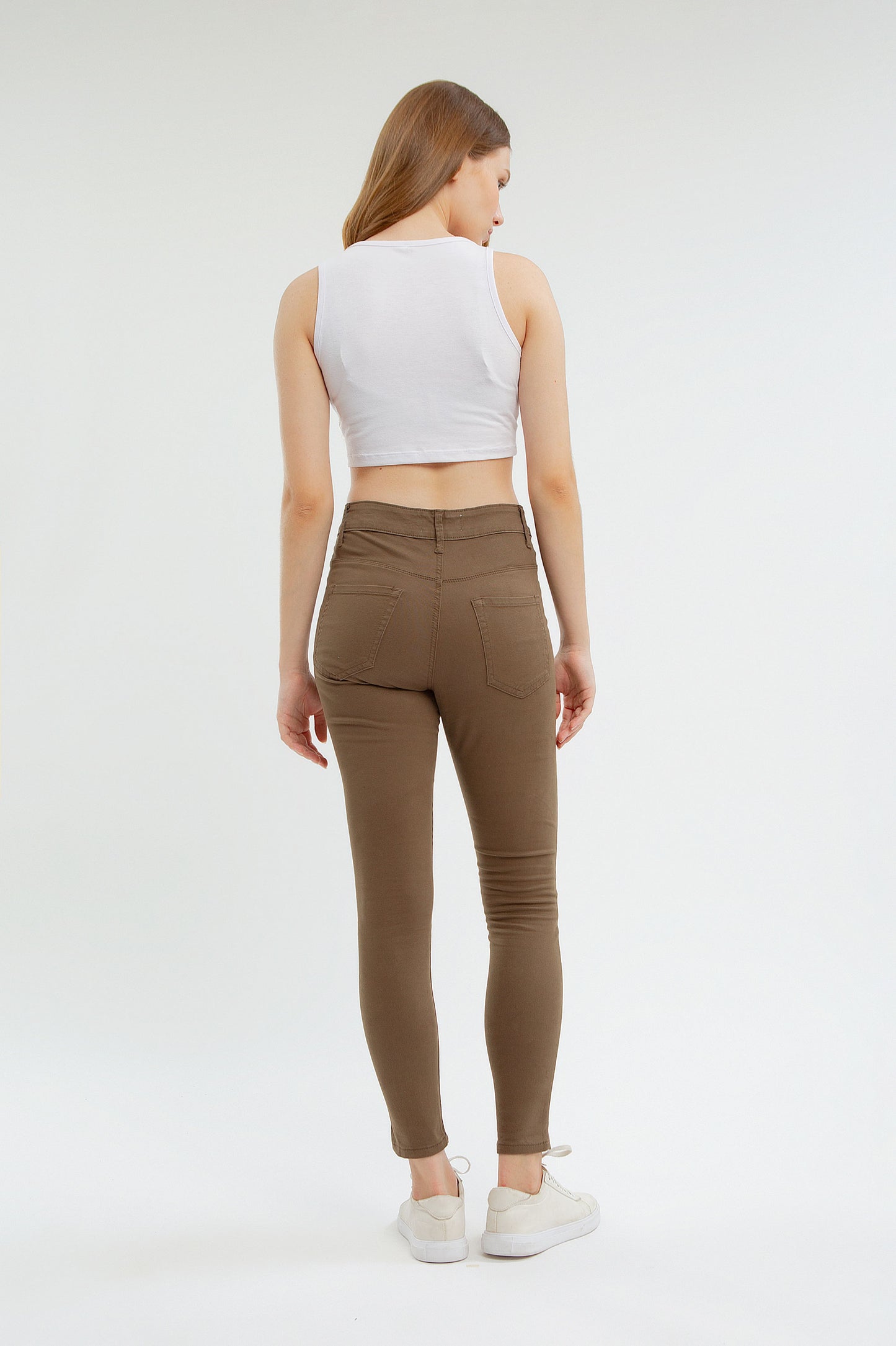 Olive Skinny Pants
