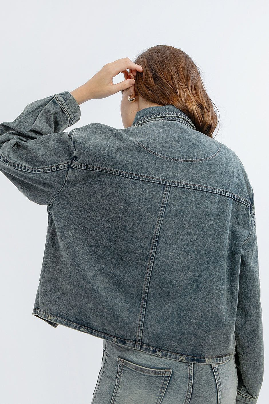 Sora Denim Shirt Jacket