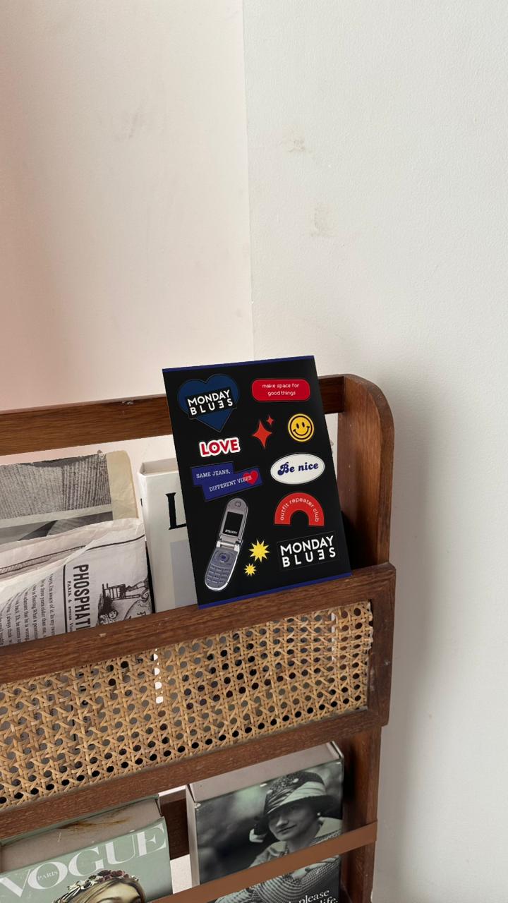 It's Monday Blues Sticker