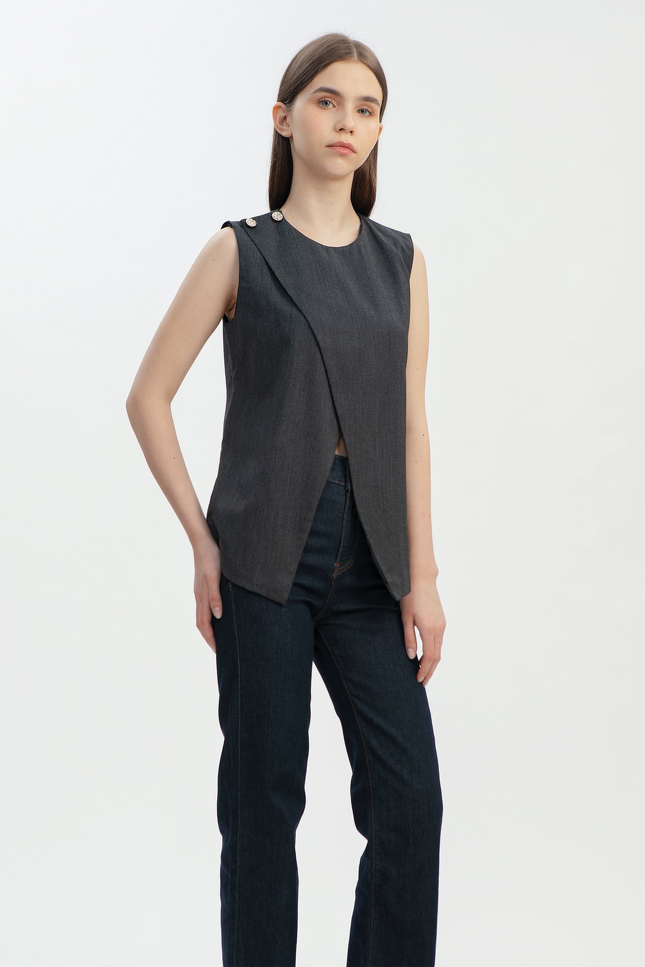 Ayla Assymetric Vest