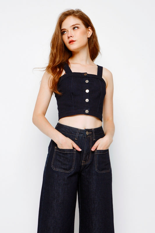 Denim Crop Top
