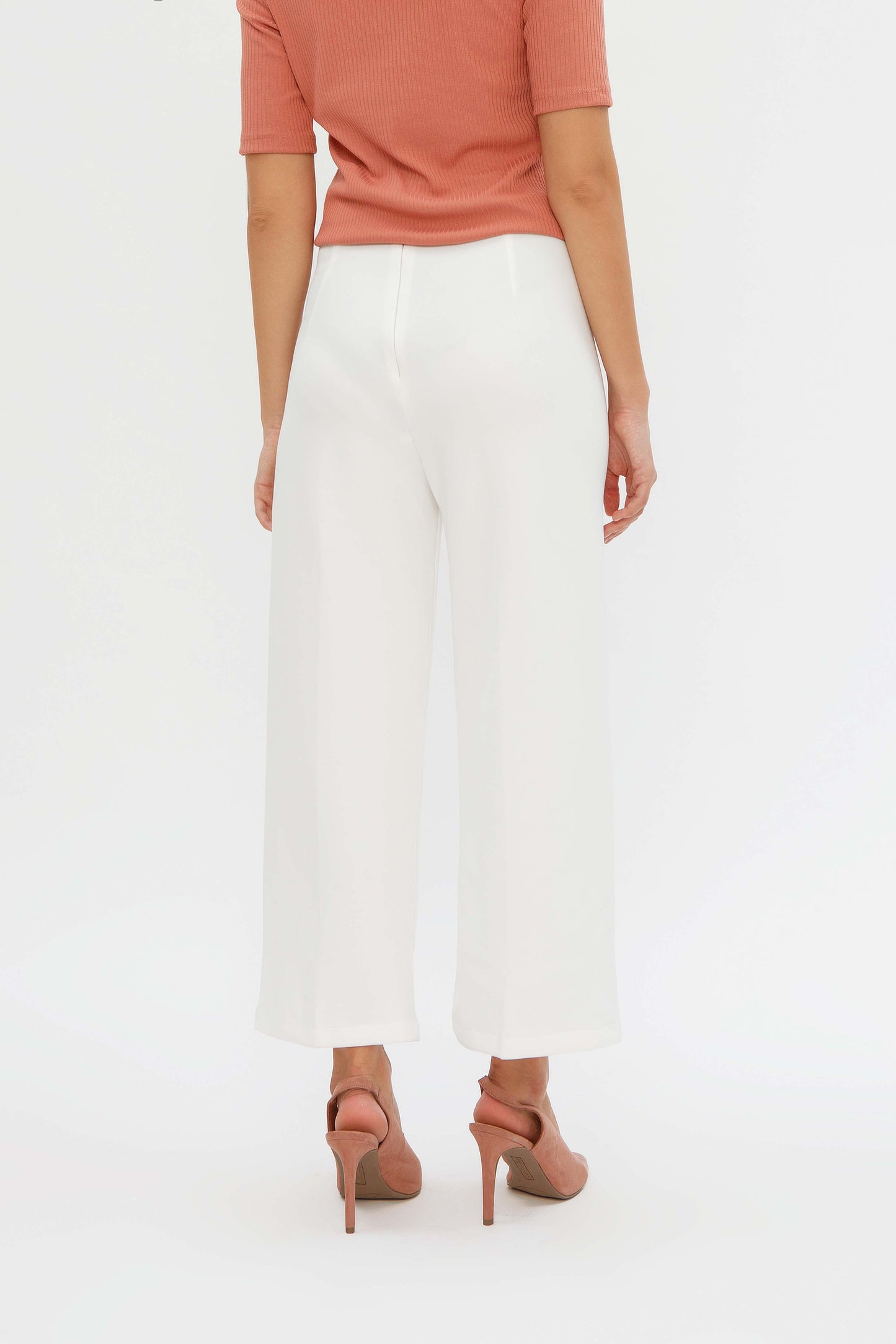 Claire Culottes White