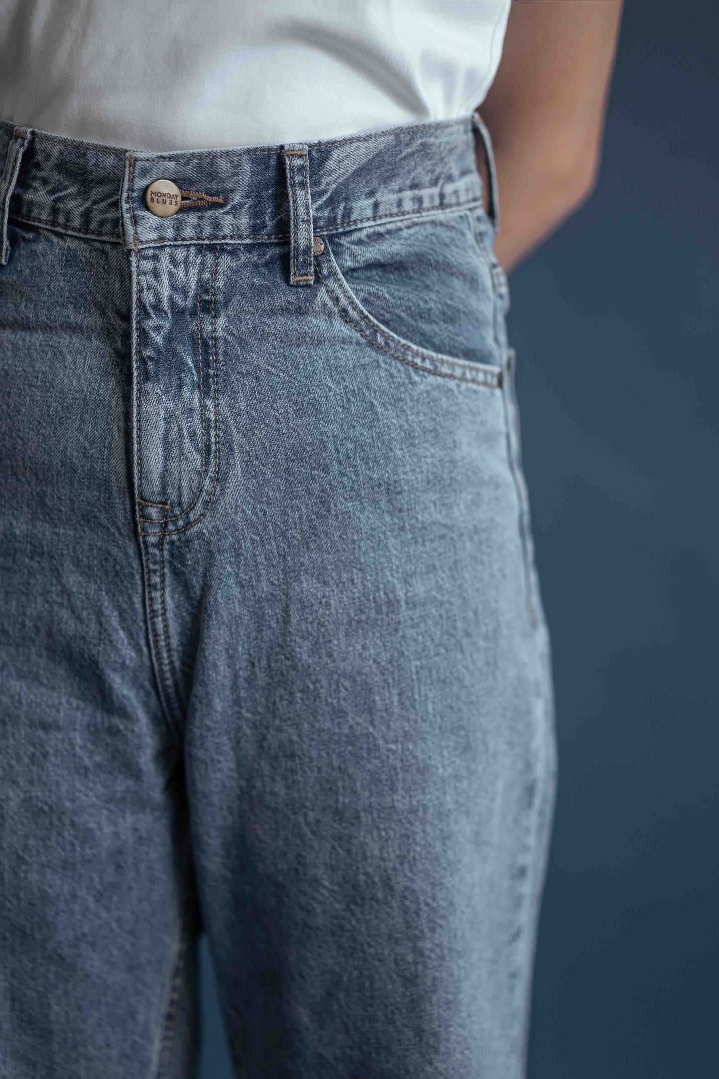 Lou High Waist Straight Loose Jeans