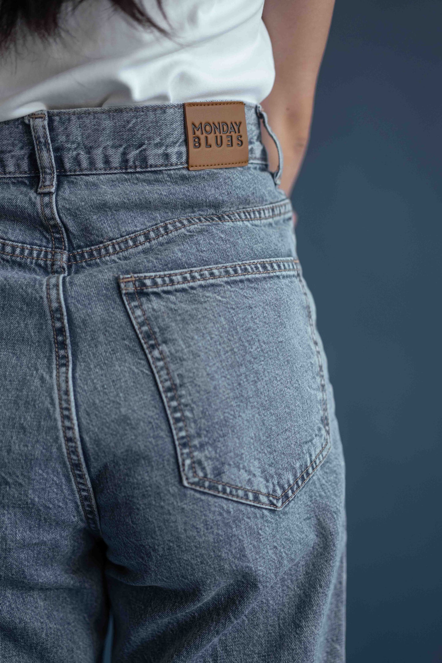 Lou High Waist Straight Loose Jeans