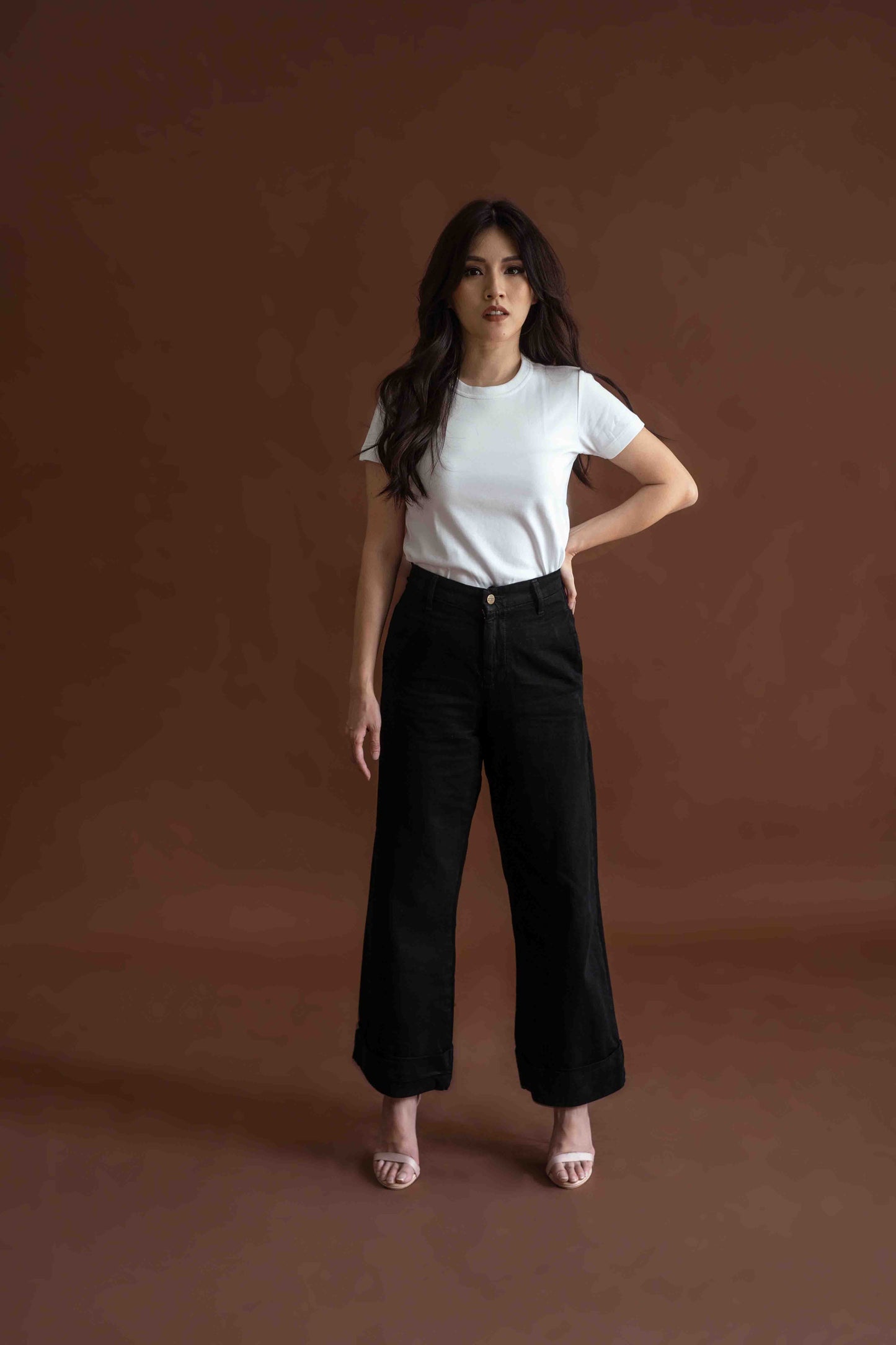 Voi Flared Black Workpants x Anita Lundy