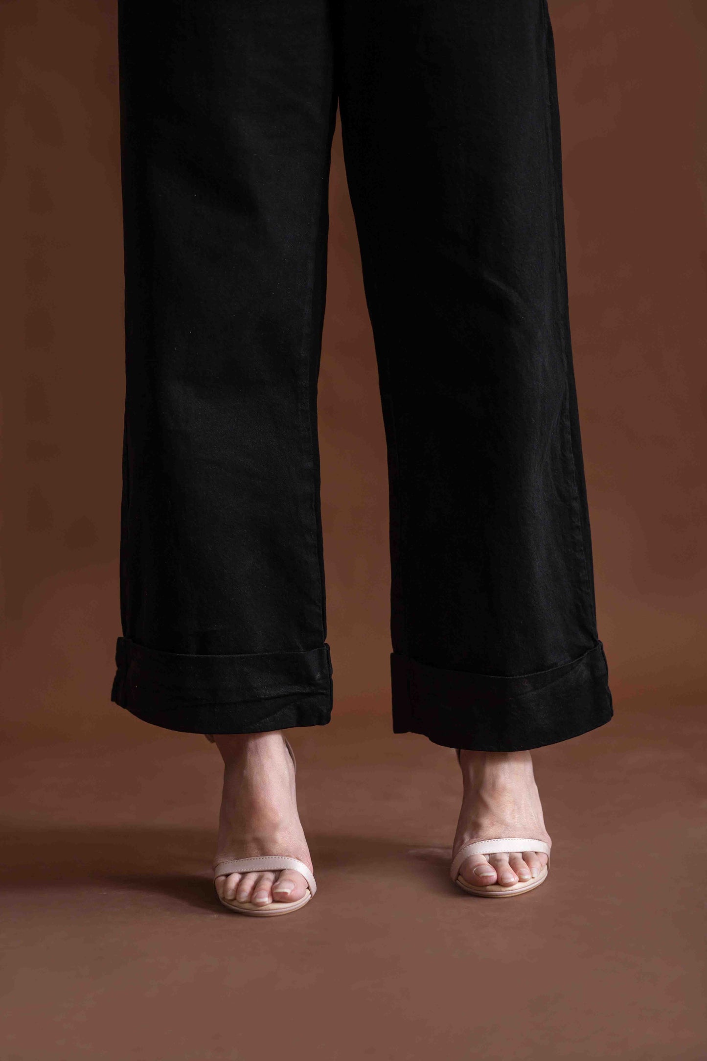 Voi Flared Black Workpants x Anita Lundy