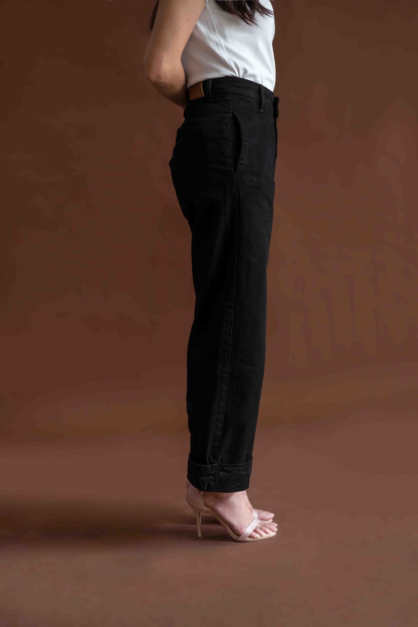 Voi Flared Black Workpants x Anita Lundy