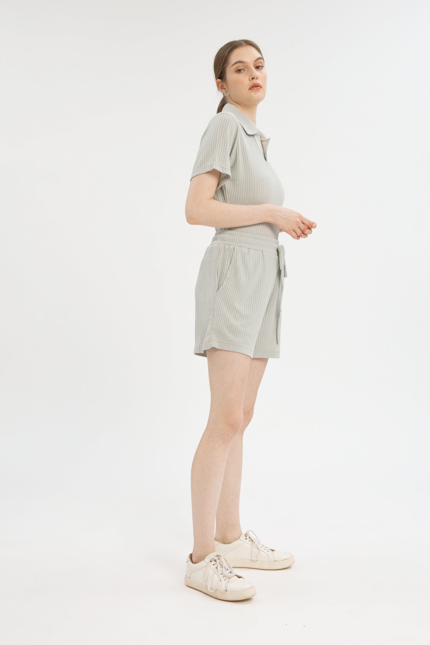 Haru Set in Dusty Green