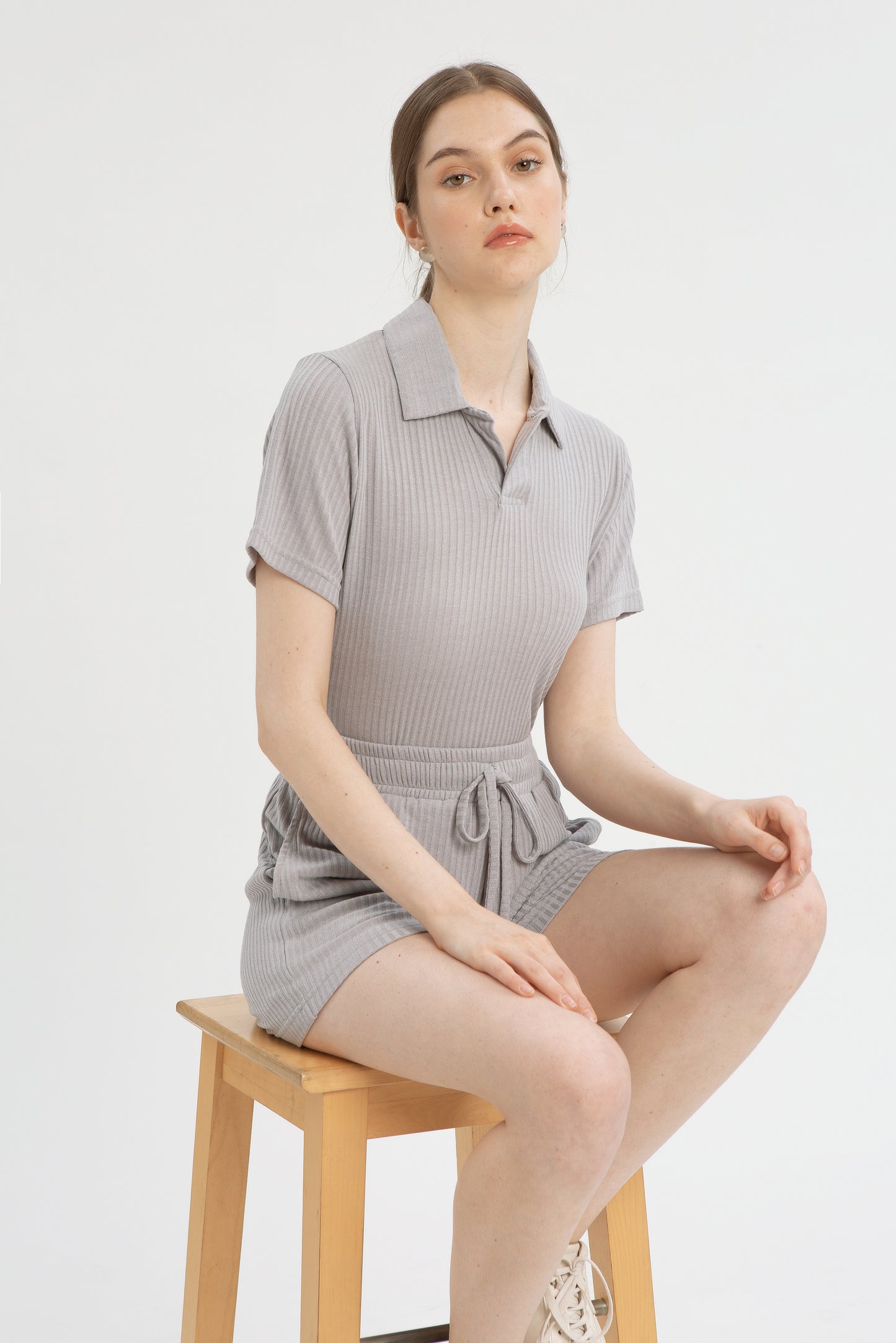 Haru Set in Misty Grey