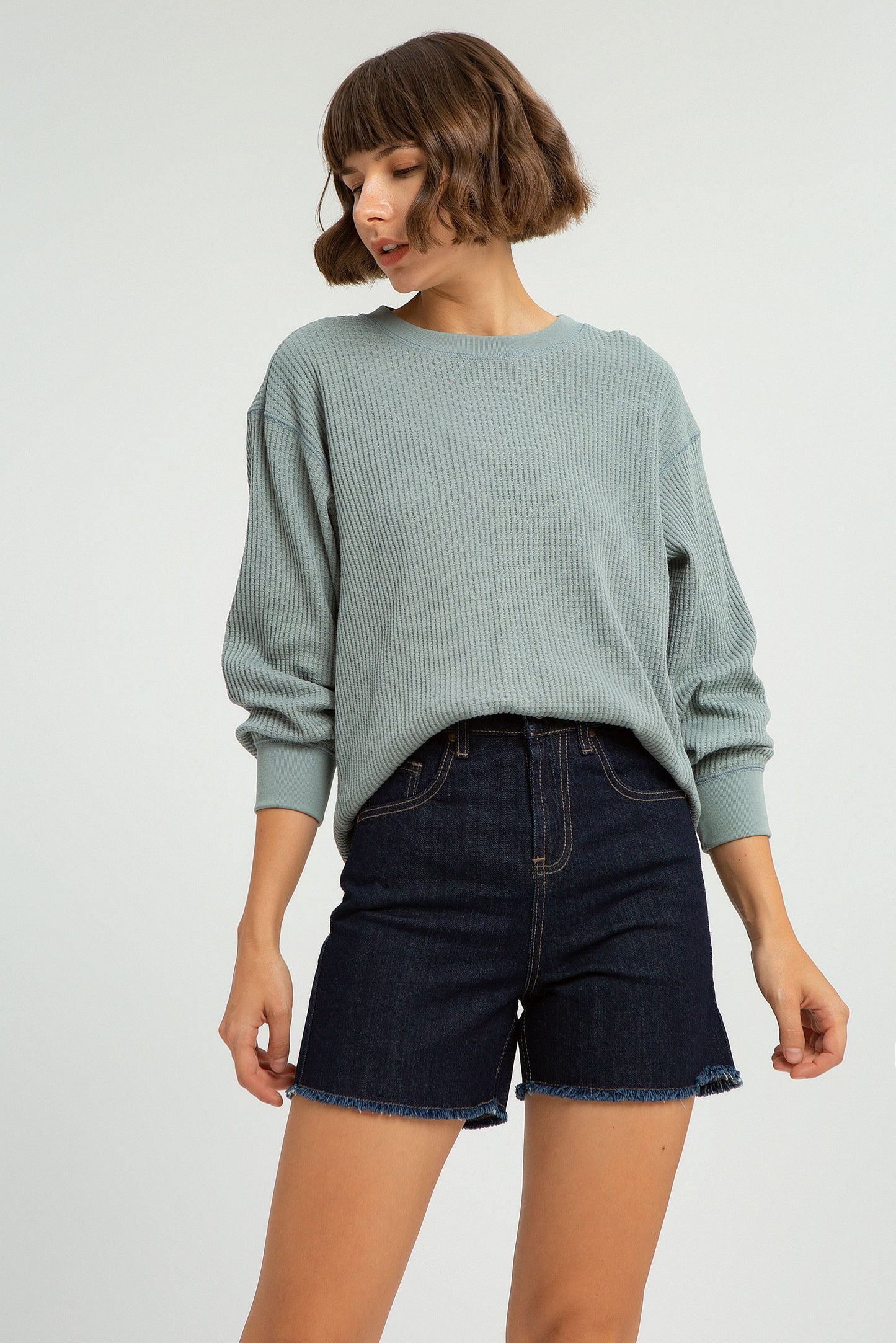 Cecil Short Jeans in Garment