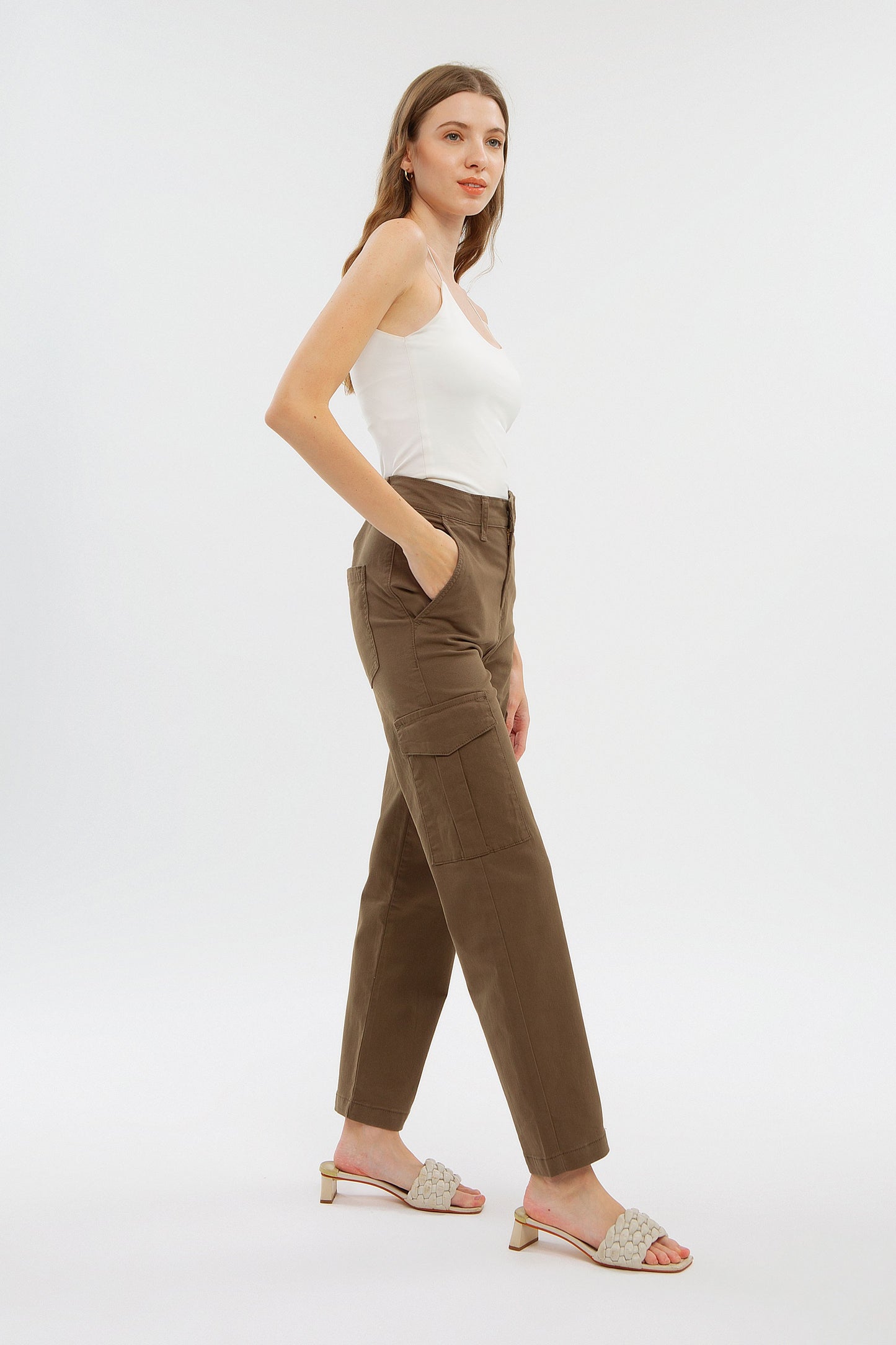 Olive Cargo Pants