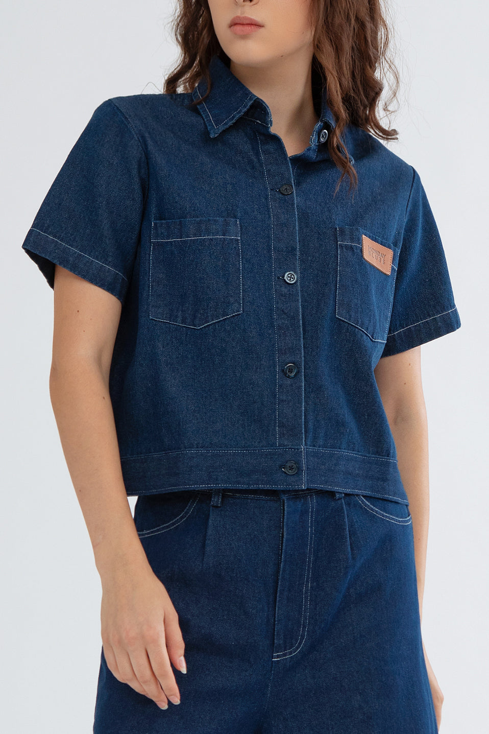 Lora Denim Top