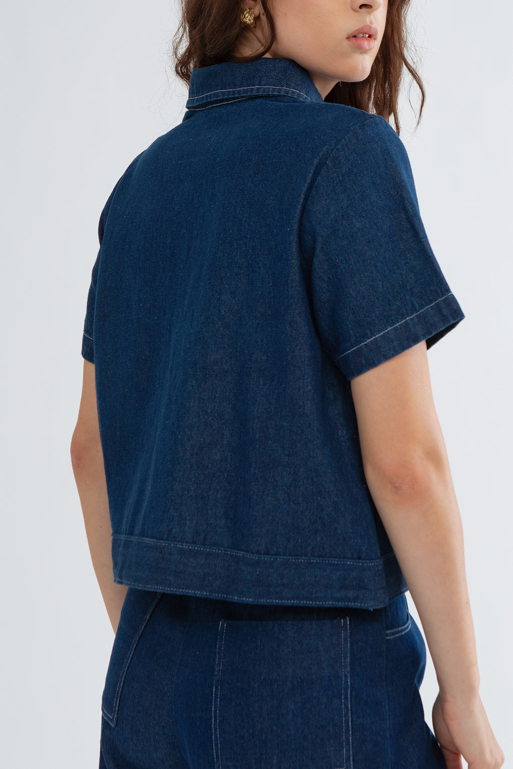Lora Denim Top