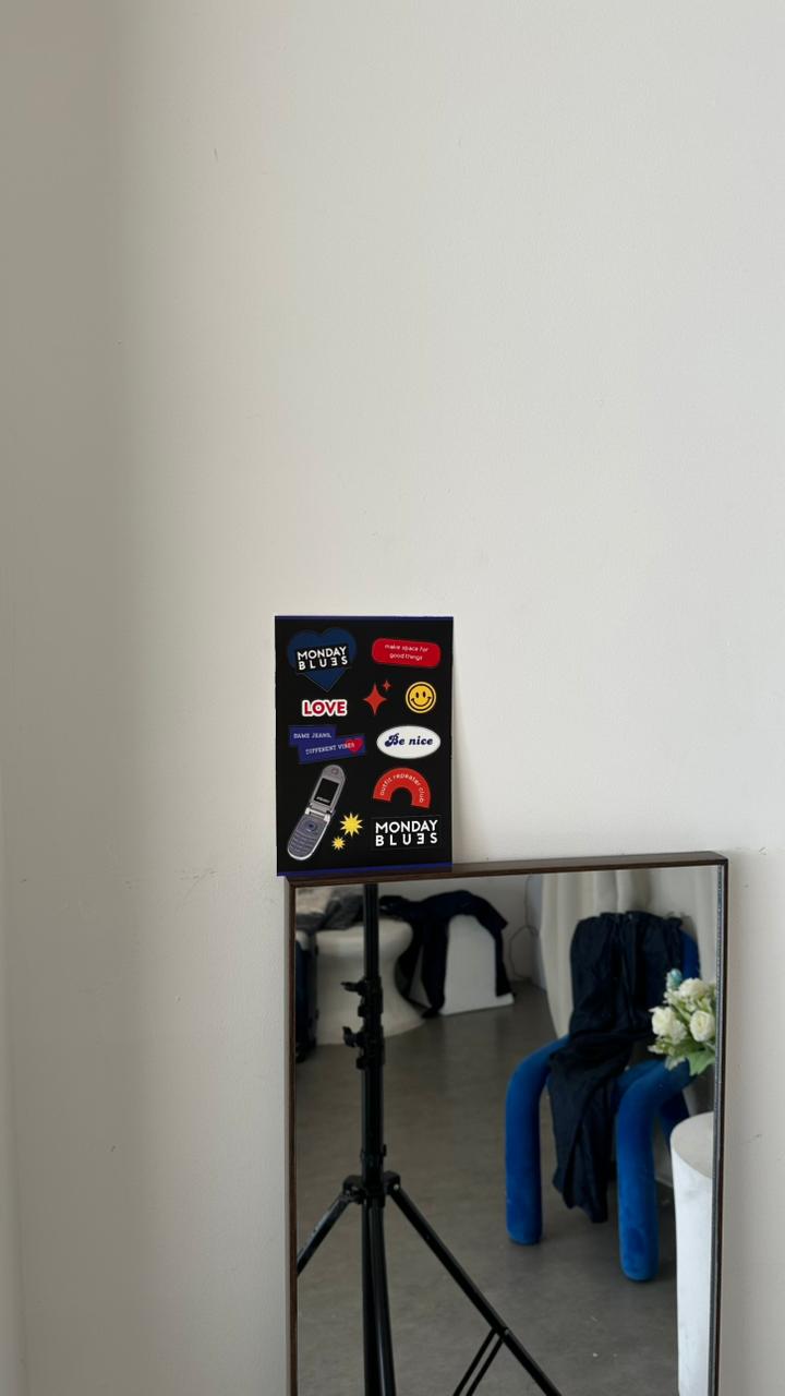 It's Monday Blues Sticker