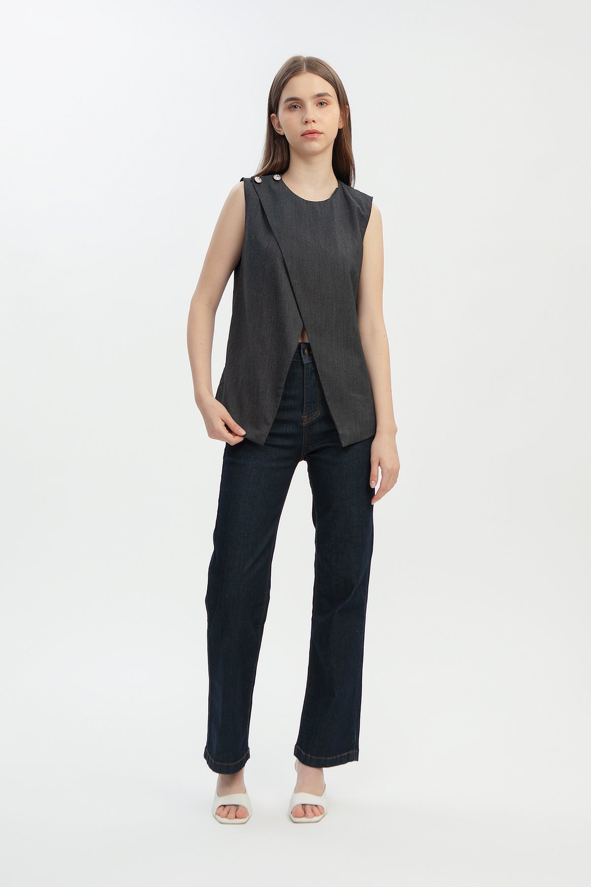 Ayla Assymetric Vest